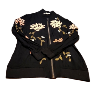 Living Doll Zipper Sweatshirt Size Small